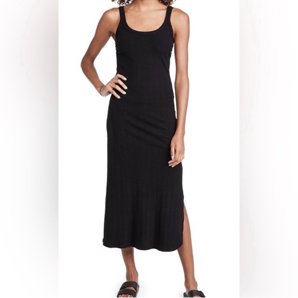 Vitamin A West Dress Ribbed Maxi Dress XS Fast Ship - Picture 1 of 11